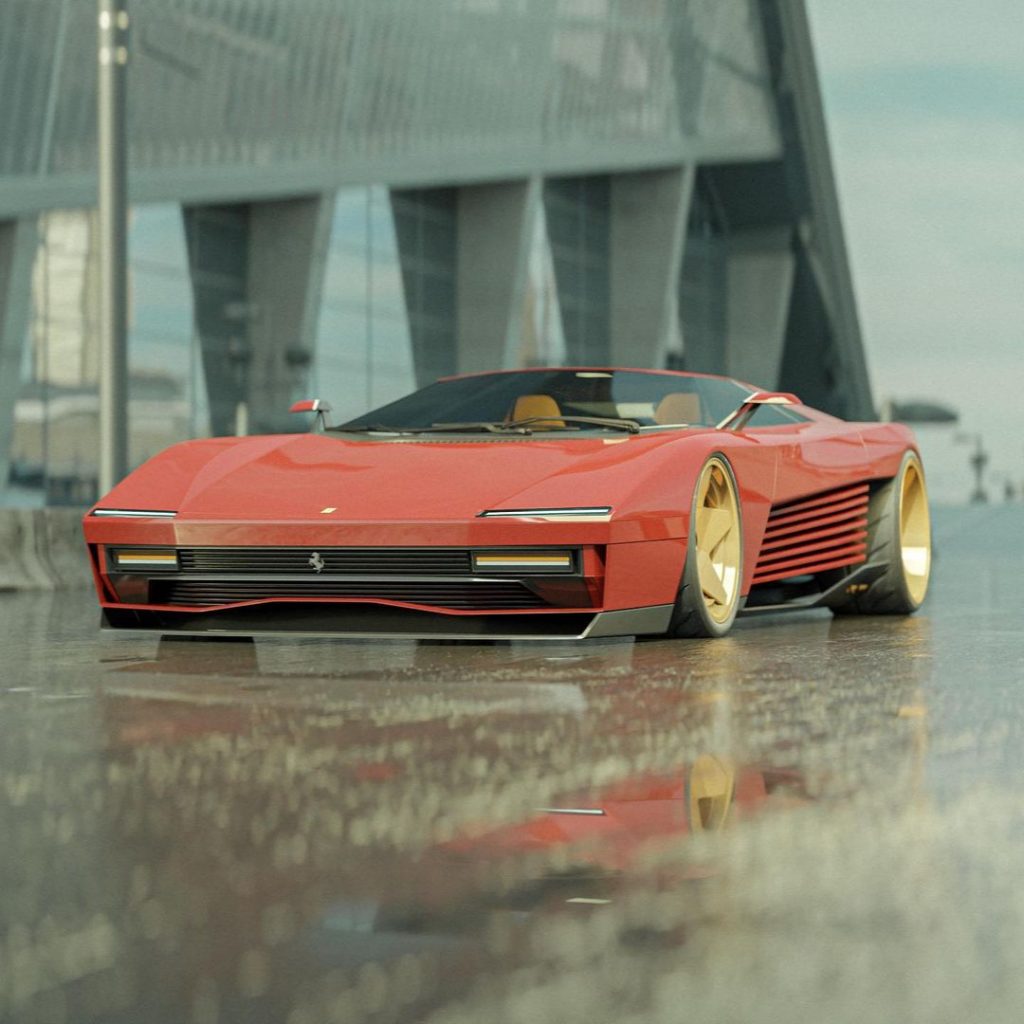 Testarossa Render Ferrari Testarossa