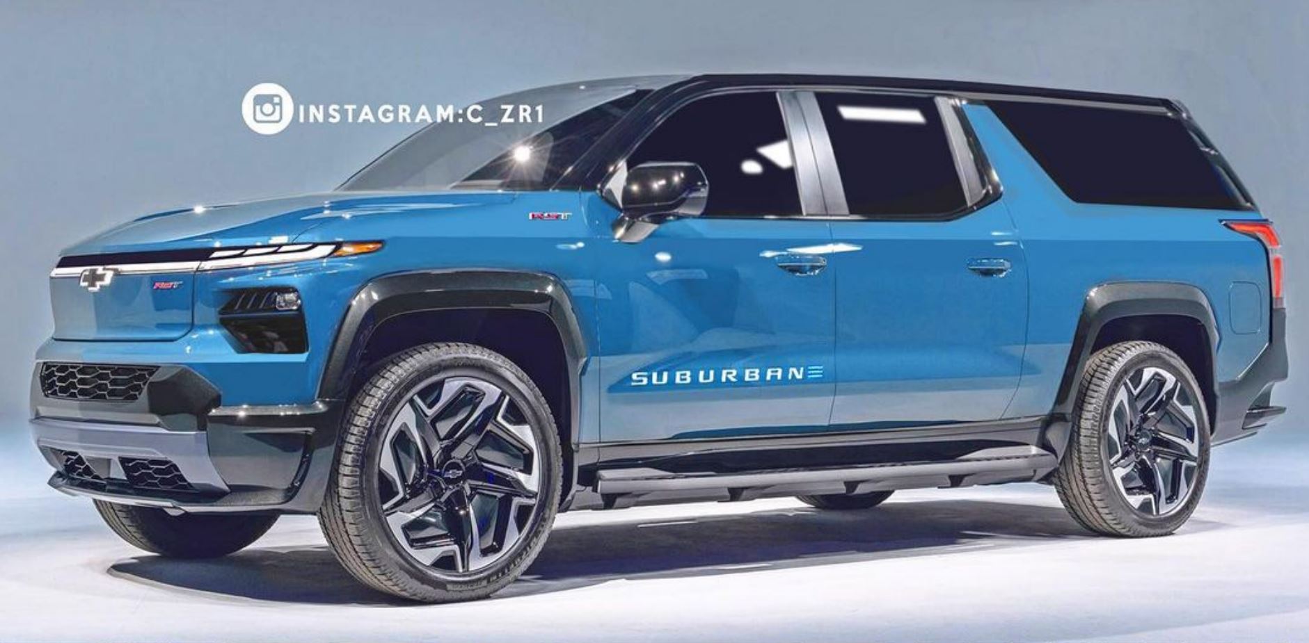 Electric 2024 Chevrolet Suburban Looks Like a SilveradoBased Tesla Killer