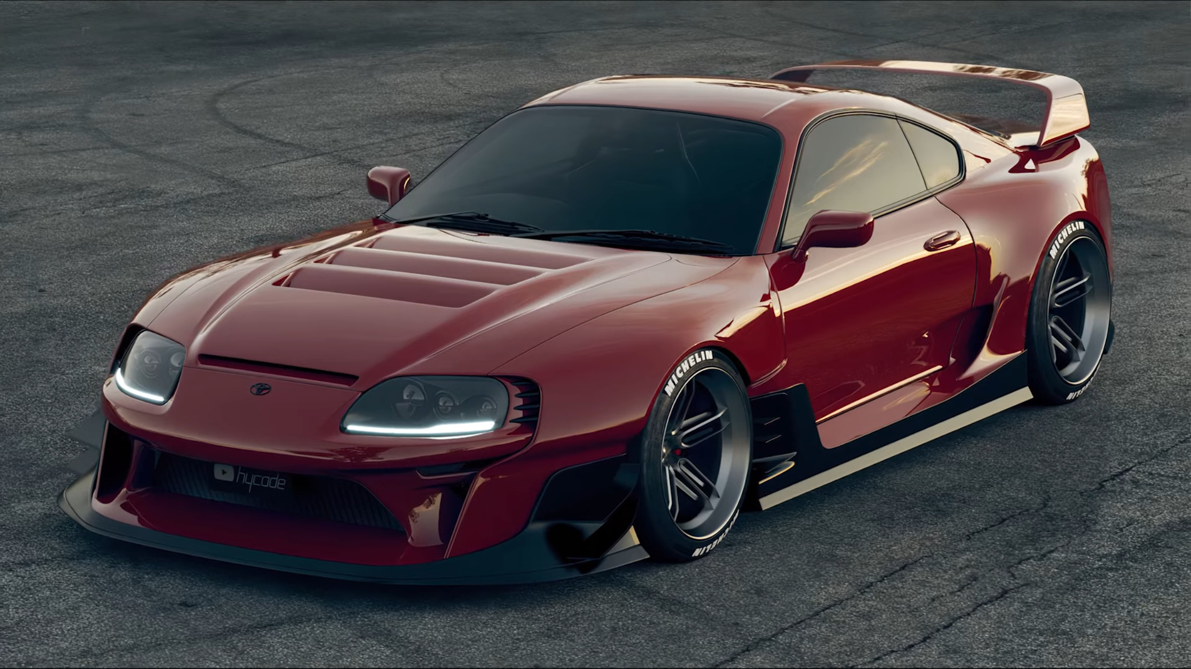 Toyota Supra Mk4 Stage2 Custom Wide Body Kit By Hycade Buy