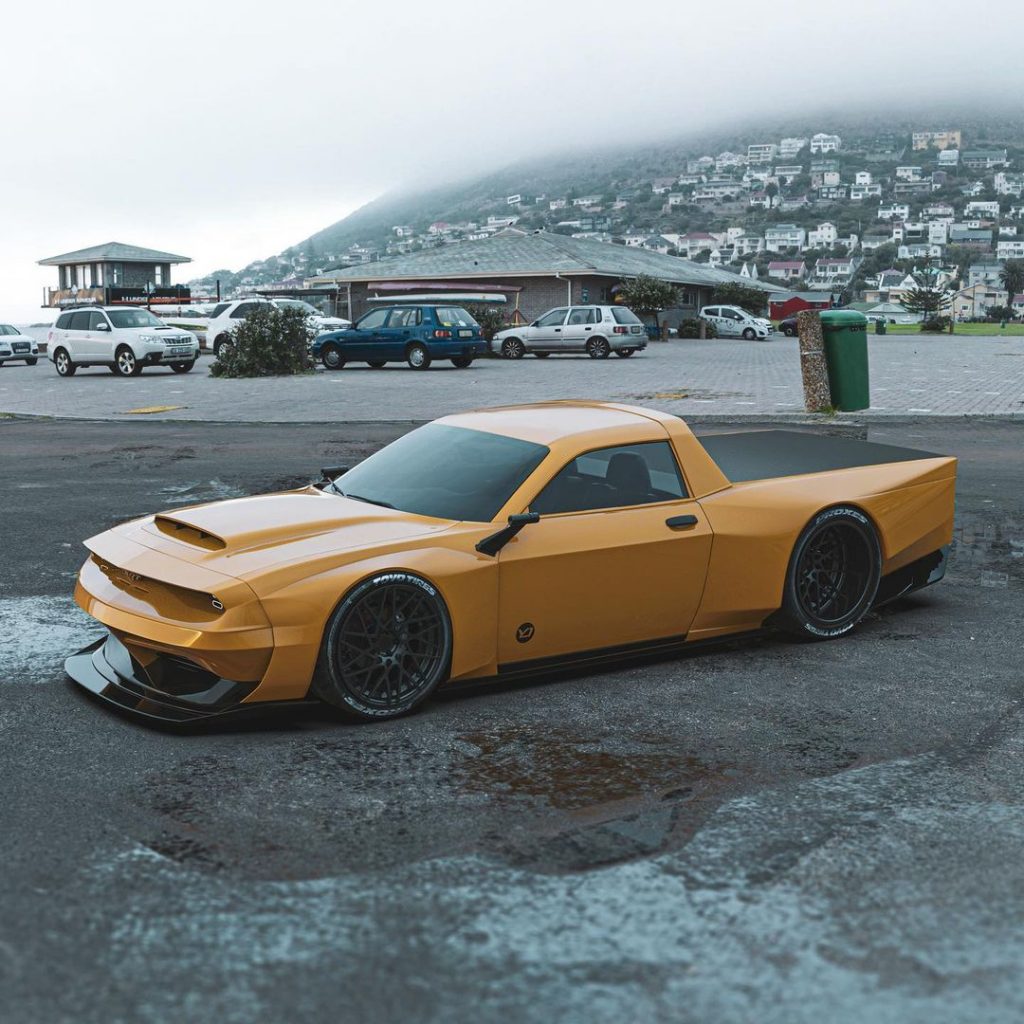 Dodge Demon Pickup Looks Like a Perfect Mix of Challenger SRT and Rampage