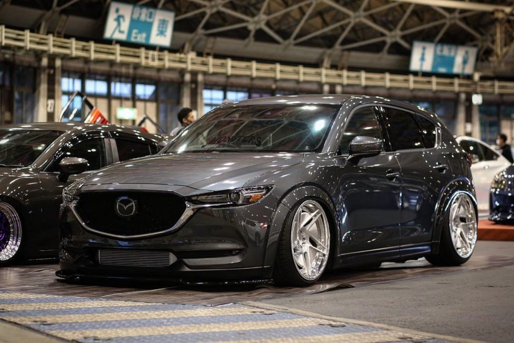 Mazda CX5 Slammed on Rotiform Wheels Has Body Kit, Is a JDM Crossover