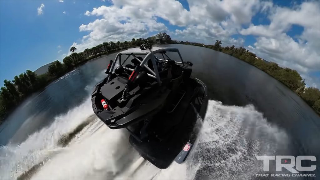 Polaris RZR Strapped to Two Jet Skis the 600 HP Typhoon