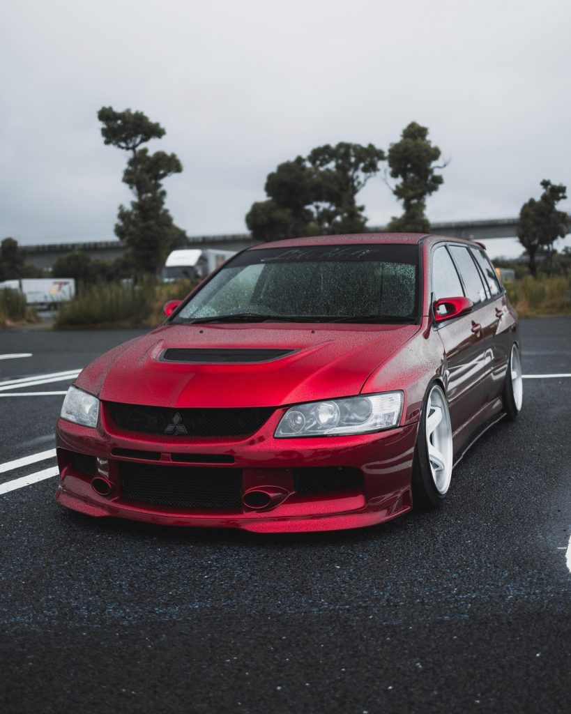 Rare Mitsubishi Evo IX Wagon: Tastefully Modded Japanese Widebody Hauler