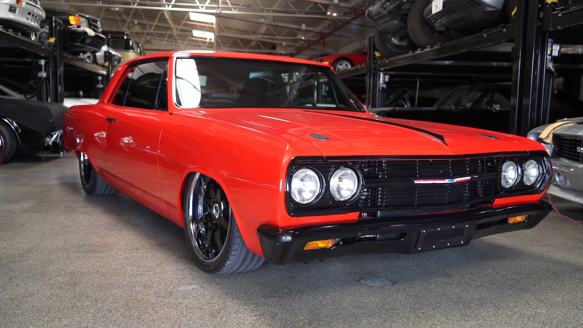 Victory Red 1965 Chevelle LS1 Restomod Makes 700 HP, Is Fully Custom