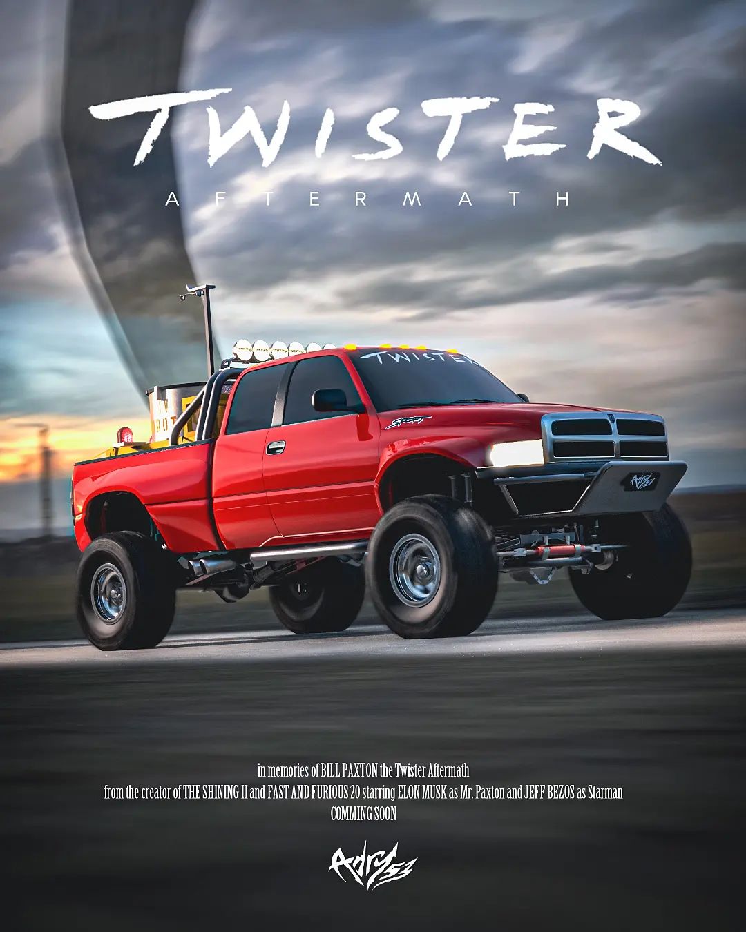 Twister 2 Sequel's Dodge Ram Storm Hunter Truck Grows Meaner in