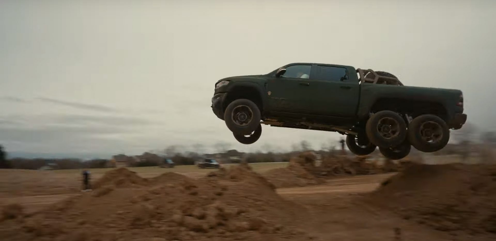 Apocalypse Ram TRX 6x6 Jumps Like It's a Record, Loses Parts in Rough