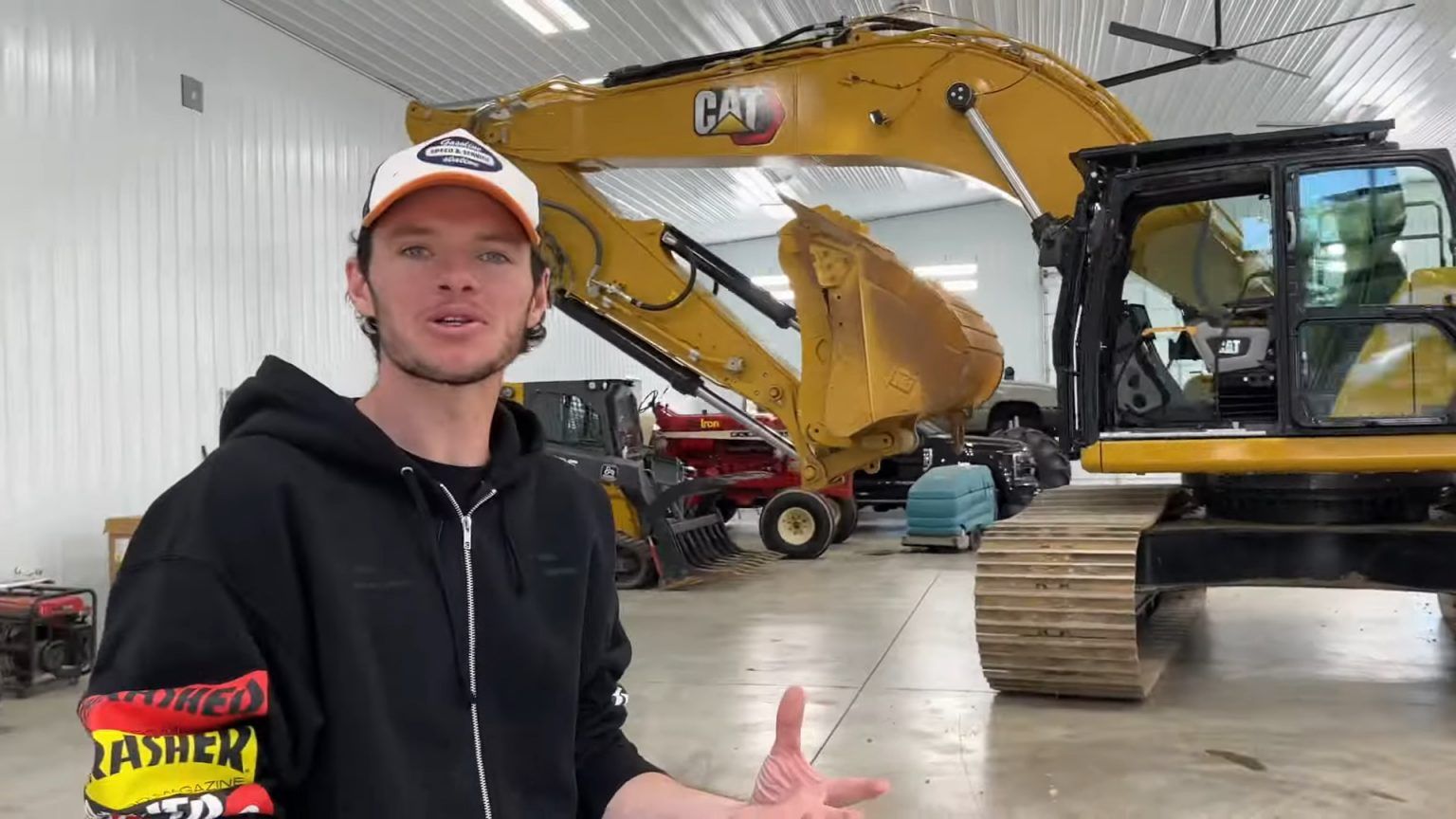WhistlinDiesel Shows "$8.7 Million" Headquarters, Plays With Excavator