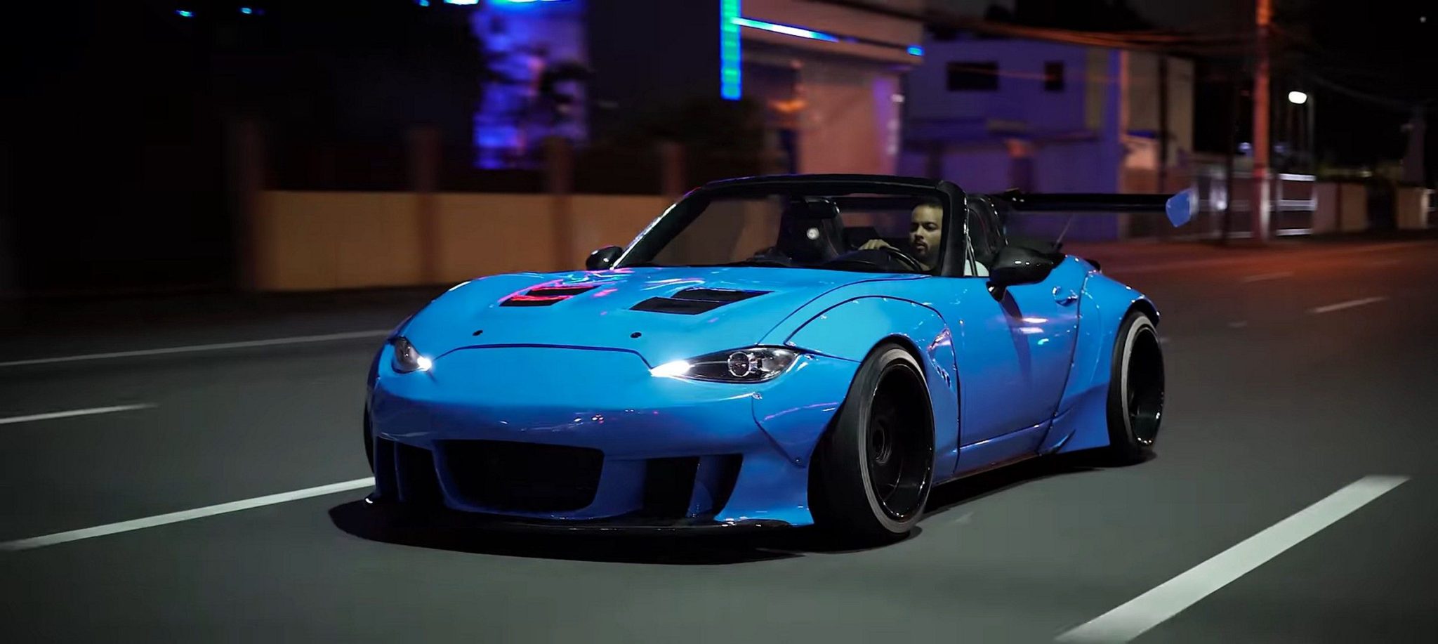 Widebody Mazda MX5 Miata ND Rocket Bunny With Carbon Bits Meets Custom Pandem Honda S2000