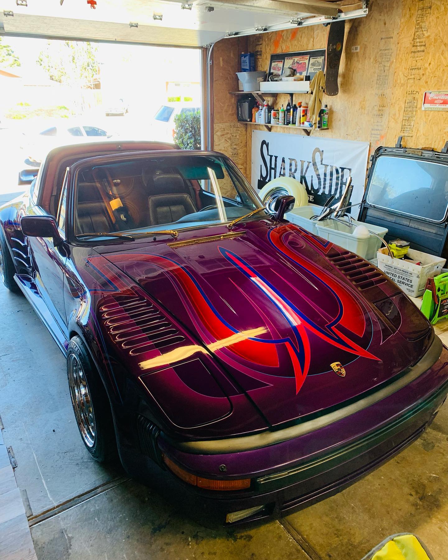 Cali Euro Lowrider Porsche 911 Slantnose Is an Unicorn on Dayton Wire ...