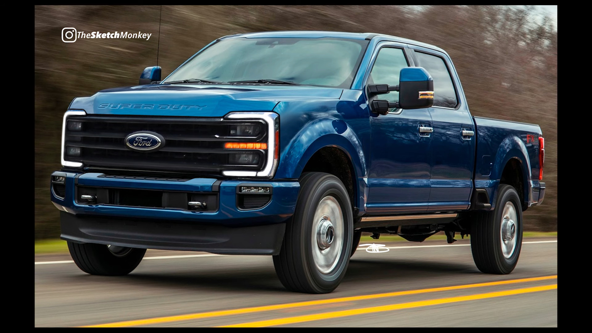 2023 Ford Super Duty Front Design Revealed in Unofficial SpyBased