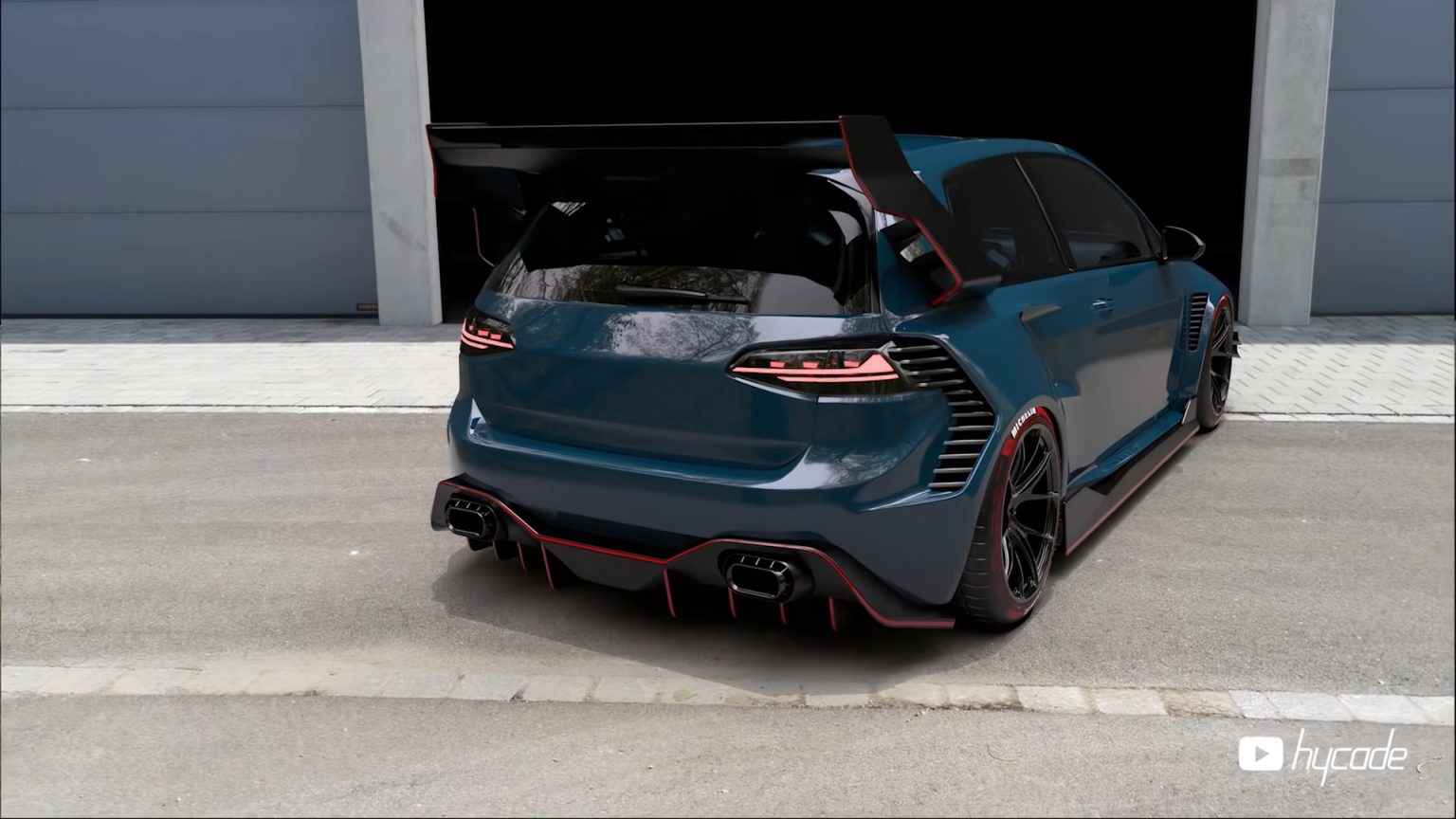 VW Golf 7 GTI "Hardcore Widebody" Is Hycade's Rendering Masterpiece