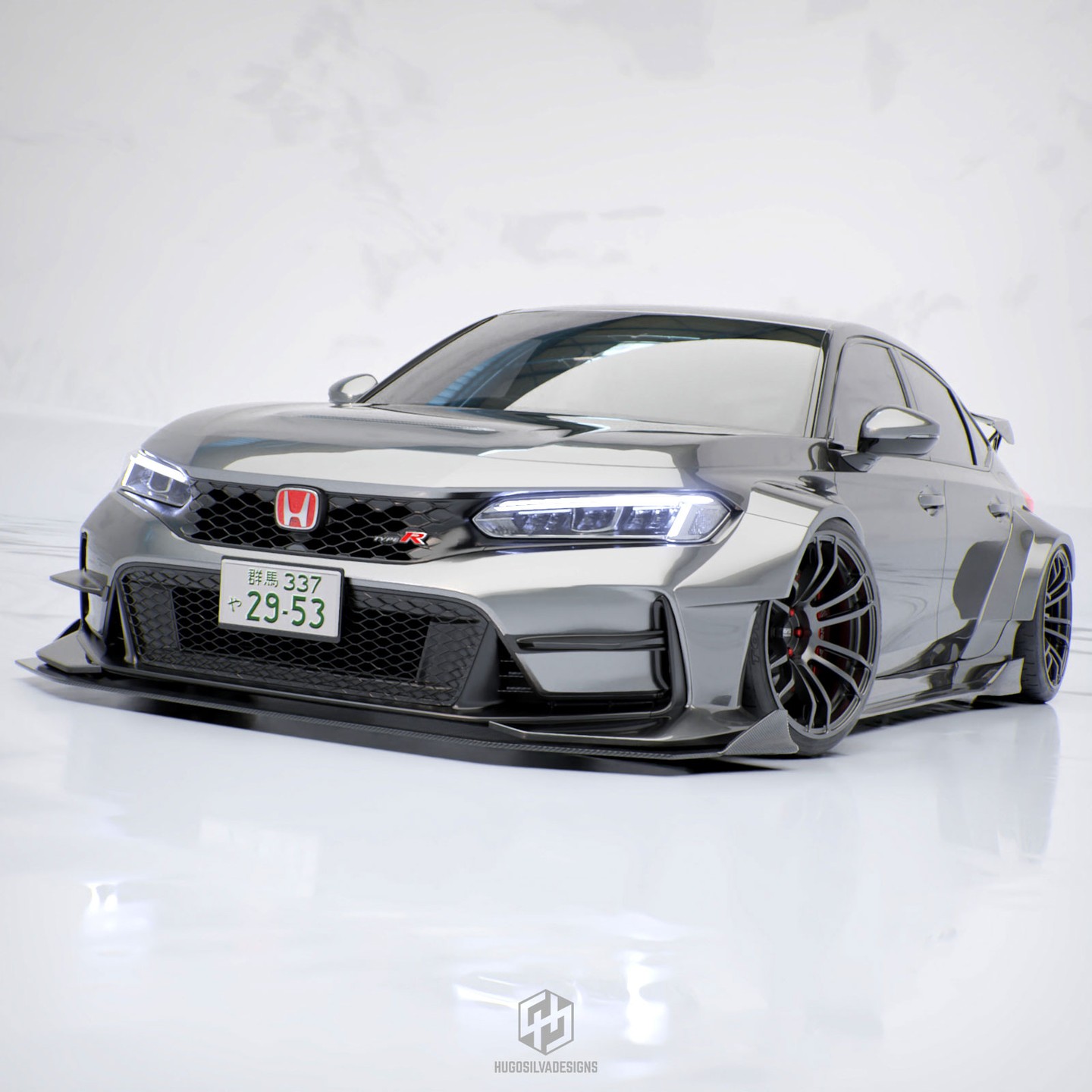 Varis Full Wide Body Kit Honda Civic Type R 19972022
