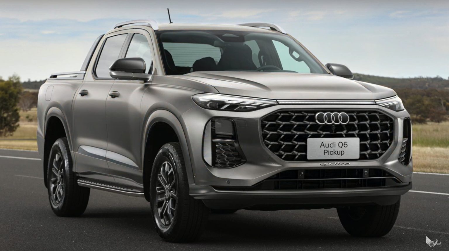 Audi Pickup Truck Unofficial Concept Locks In on MidSize Segment With Familiar Bones