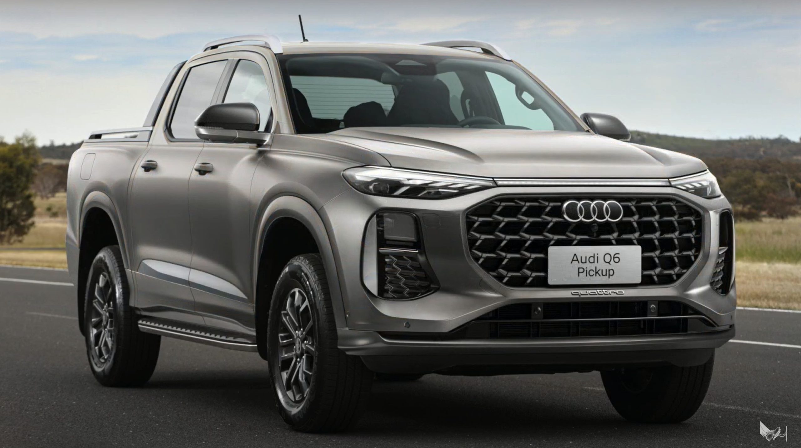 Audi Pickup Truck Unofficial Concept Locks In on MidSize Segment With