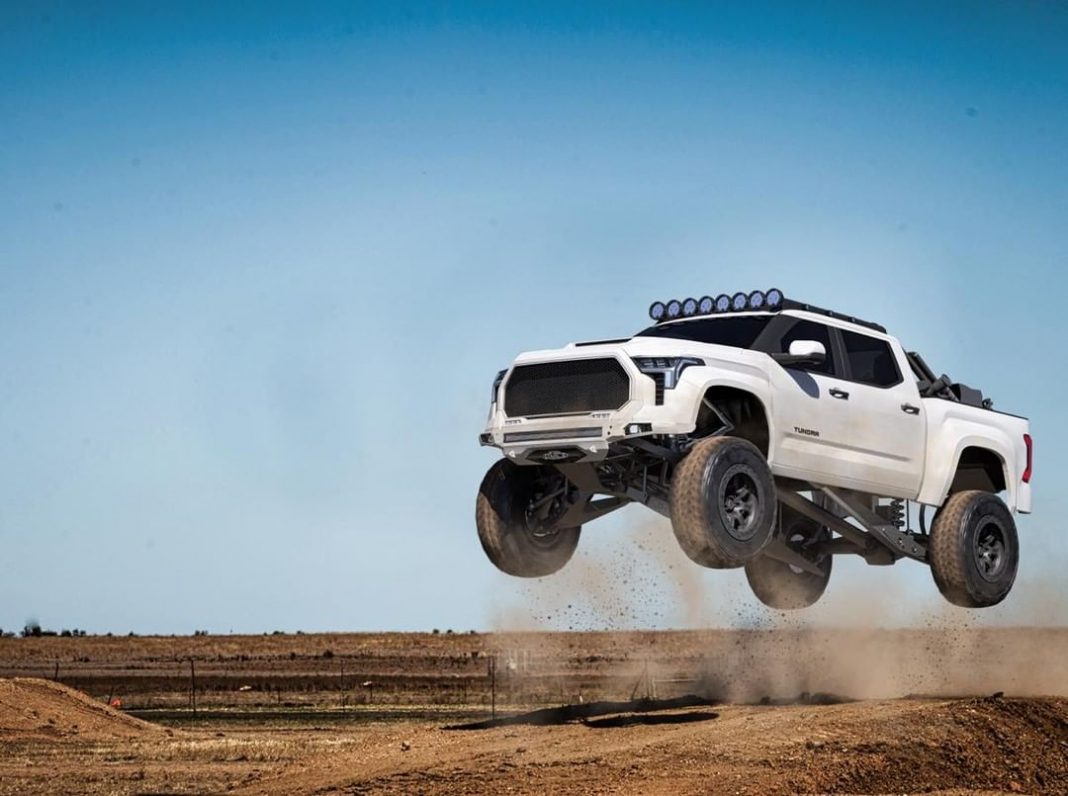 2023 Toyota Tundra TRD Desert Truck Unofficially Stands Up to Raptor