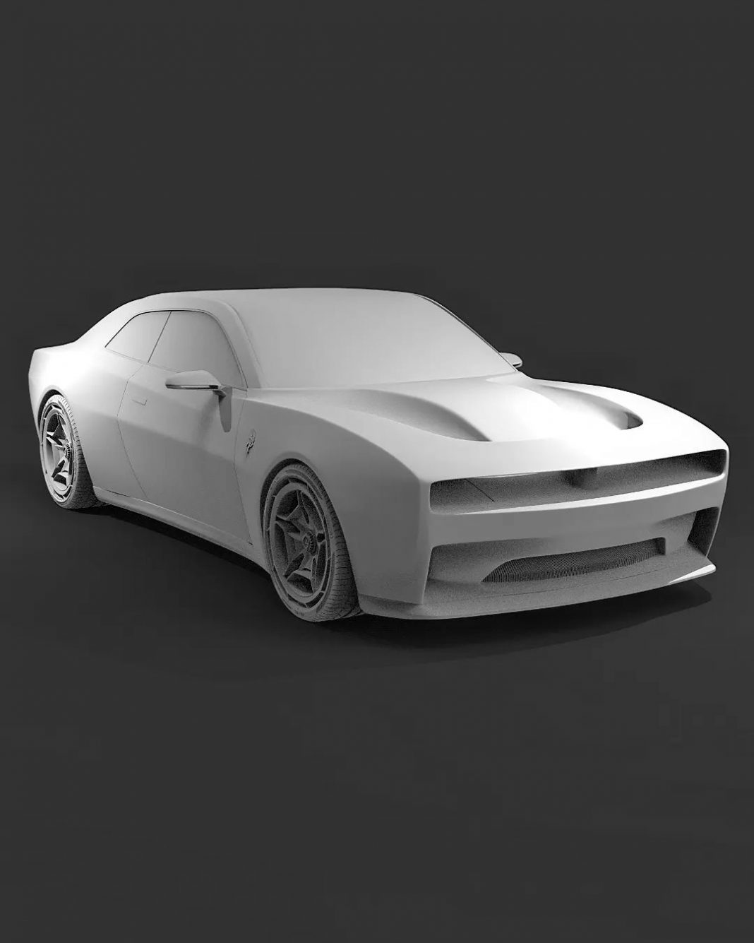 2024 Dodge Charger Banshee With Widebody and EV Blower Tech Marks