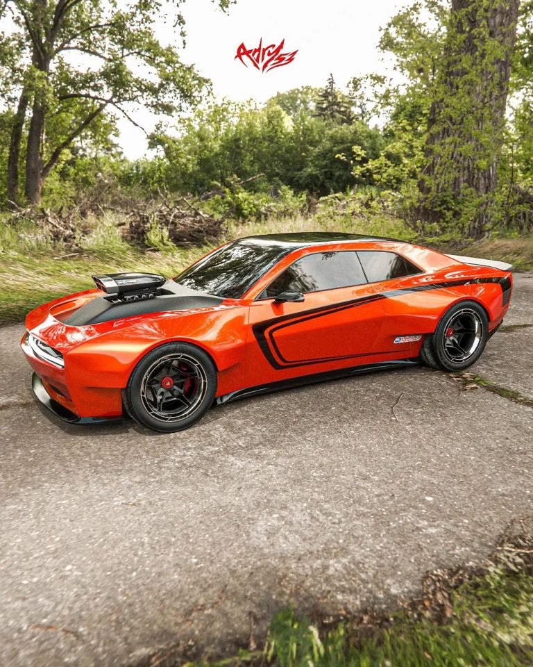 2024 Dodge Charger Banshee With Widebody and EV Blower Tech Marks