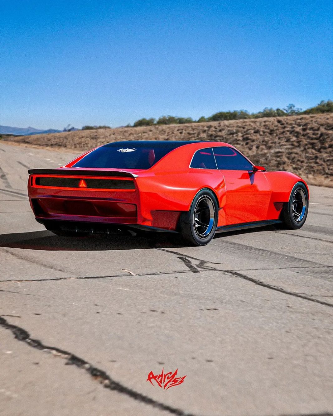 2024 Dodge Charger Banshee With Widebody and EV Blower Tech Marks