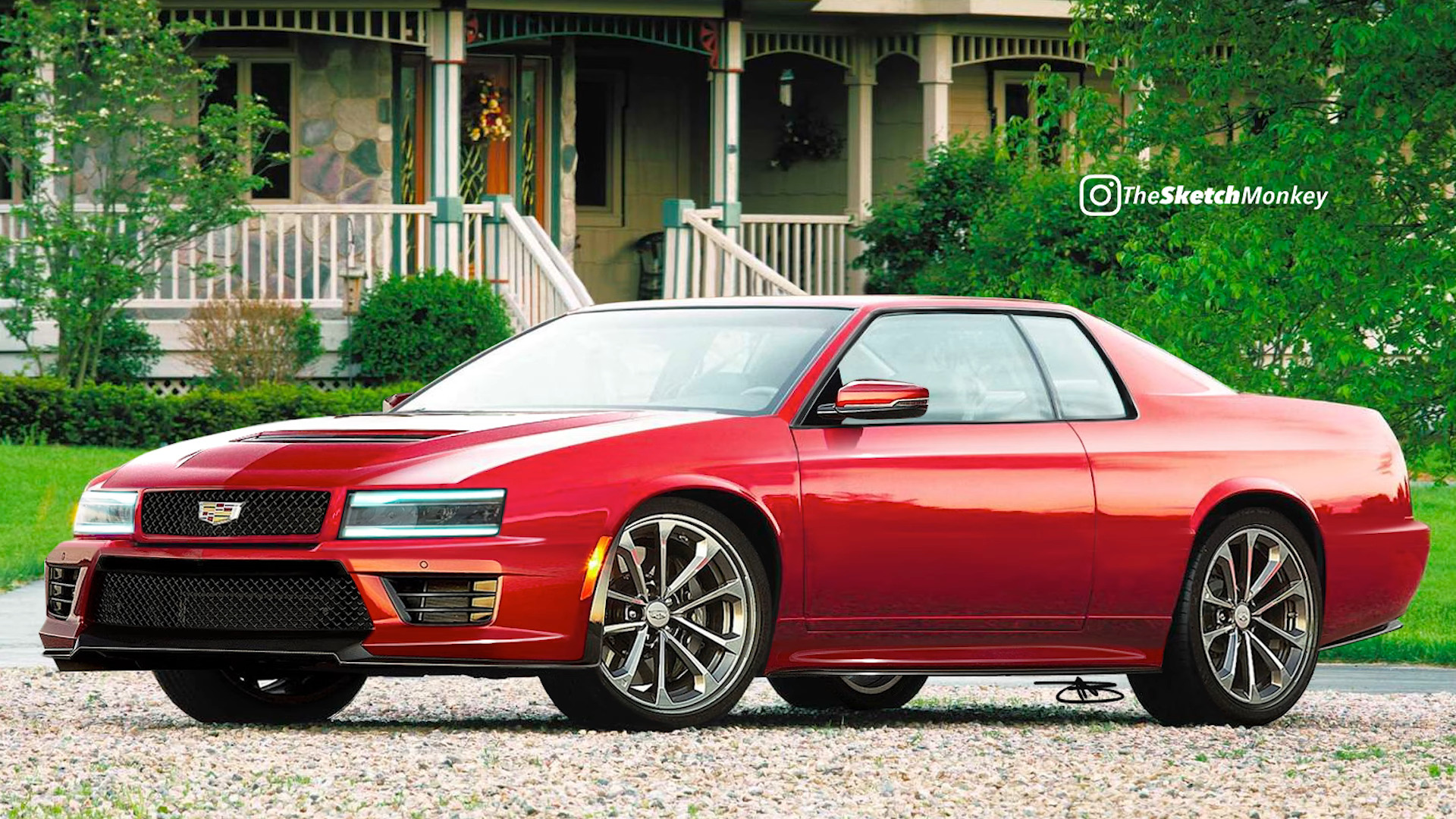 2025 Cadillac Eldorado Coupe Rendering Mixes 2002 Style With ATSV Power
