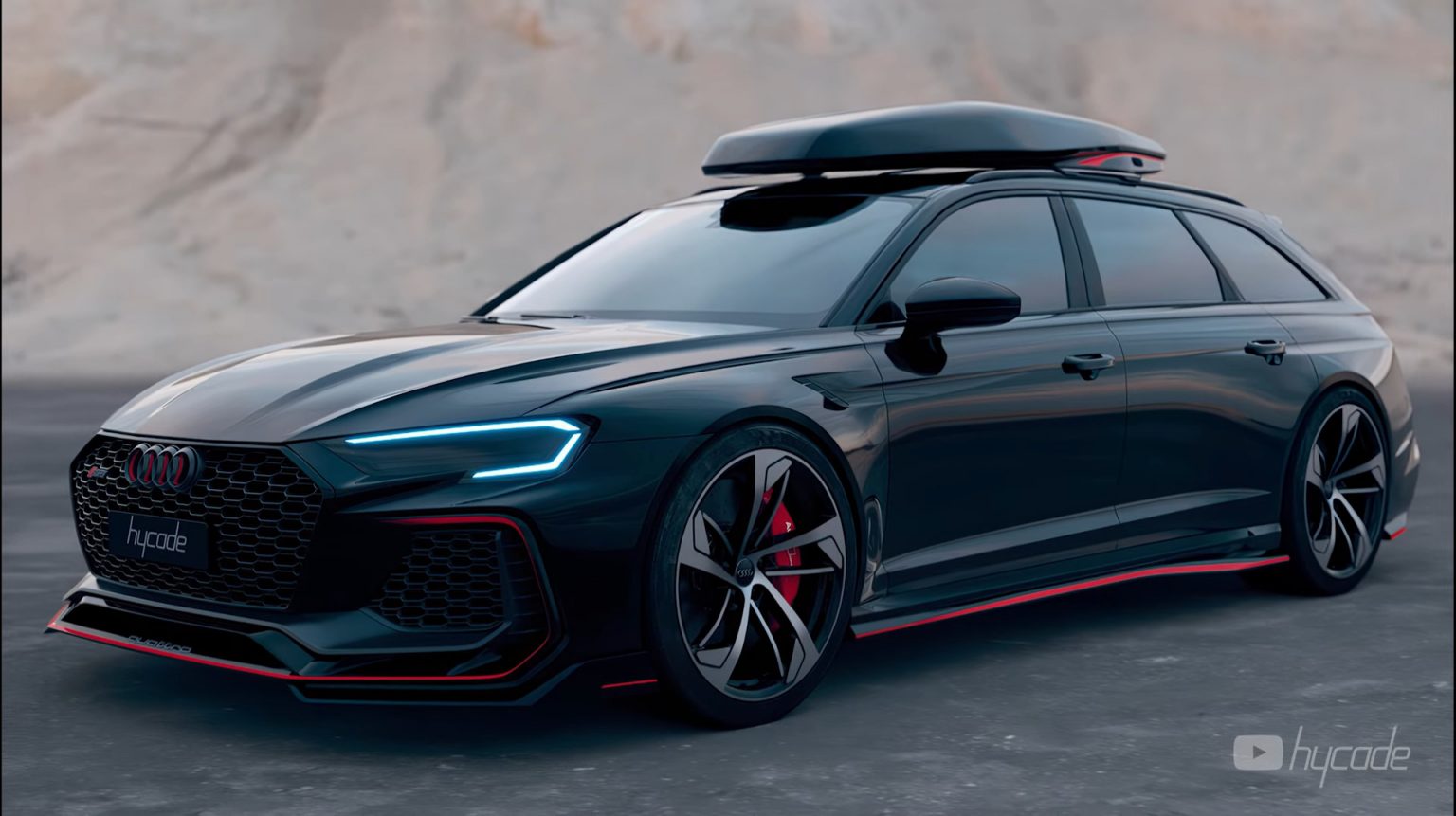 RS8 Avant SuperWagon Rendering by Hycade Combines the Best of Audi