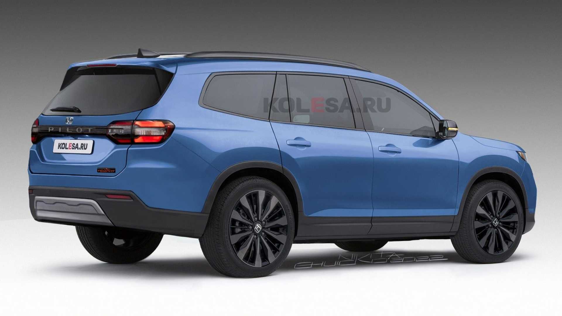 2023 Honda Pilot TrailSport Gets Realistically Rendered Ahead of Debut