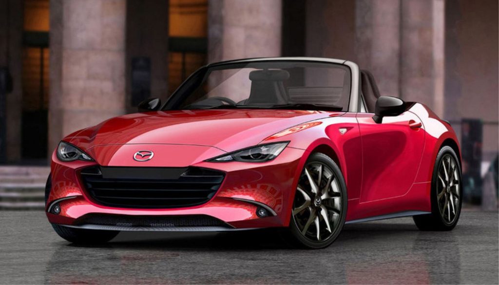 2024 Mazda MX5 NE Miata Shows Wider Hips in Latest Rendering