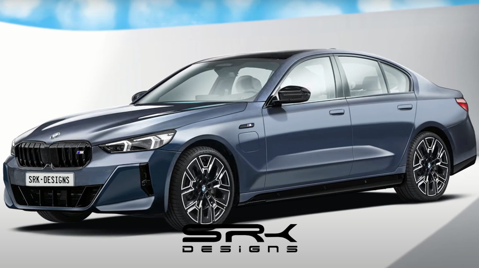 2024 BMW 5 Series G60 Shows Pinched Headlights, Conventional Grille in