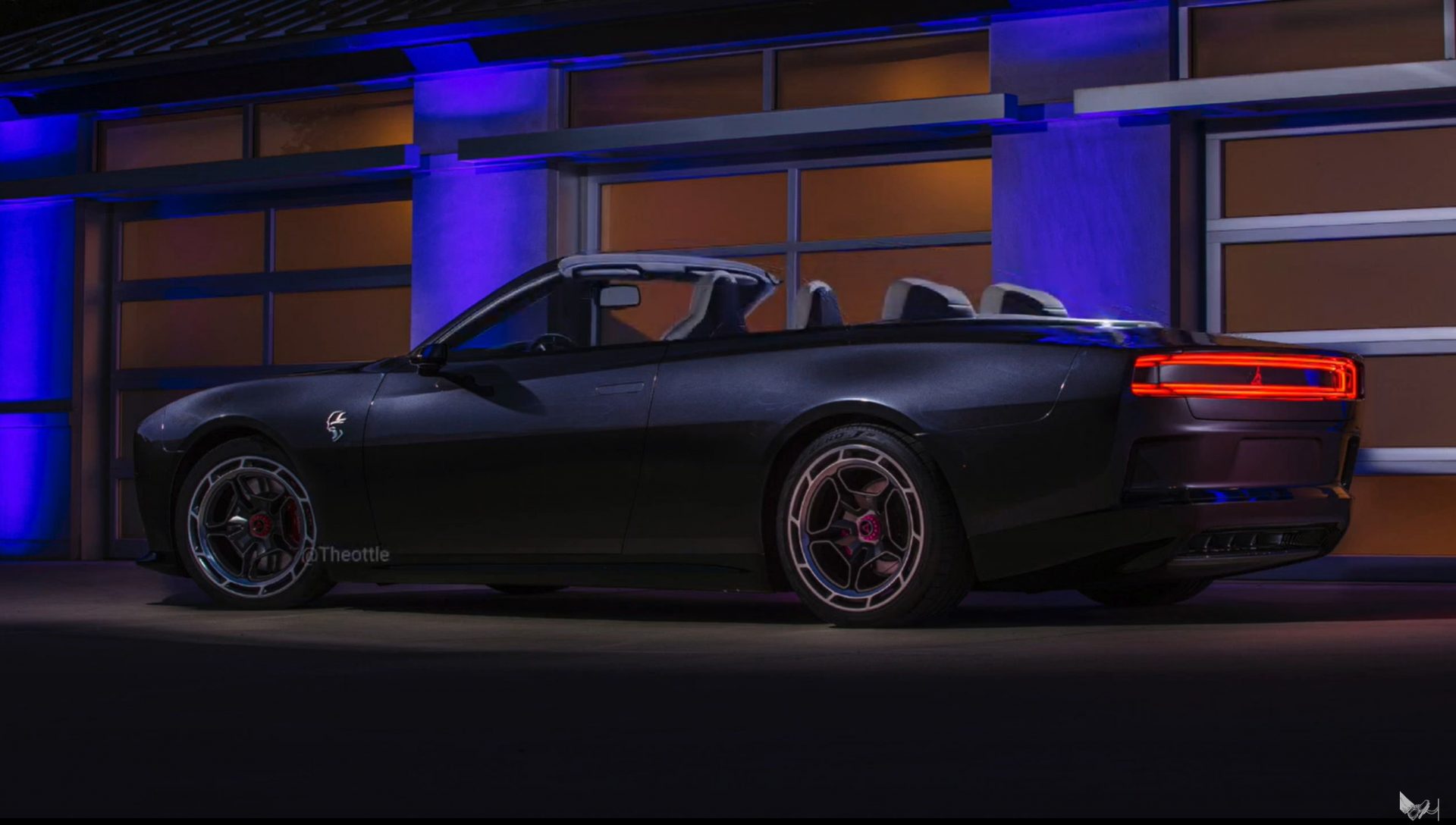 Electric Dodge Charger Daytona SRT Convertible Dreams Big for 2024