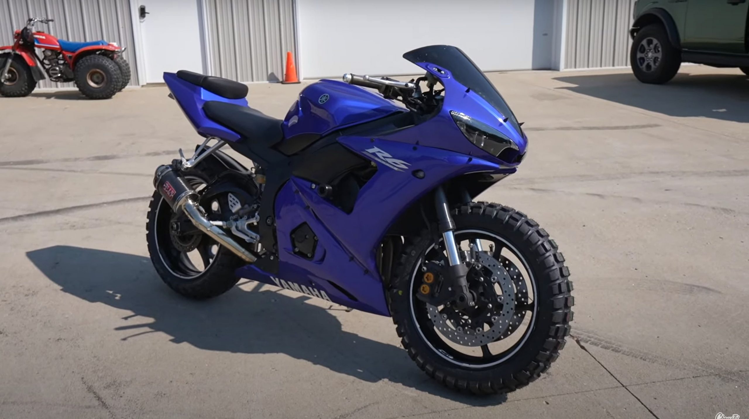 R6 shop dirt bike