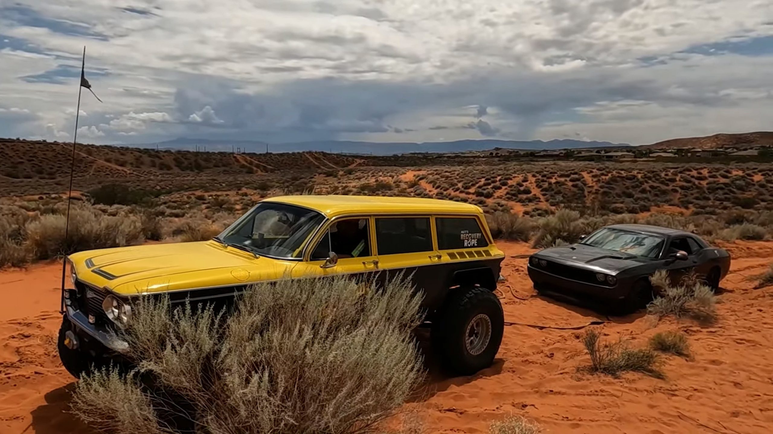 Dodge Challenger Gets Stuck Off-Roading, Stabbed Radiator Doesn't Help ...