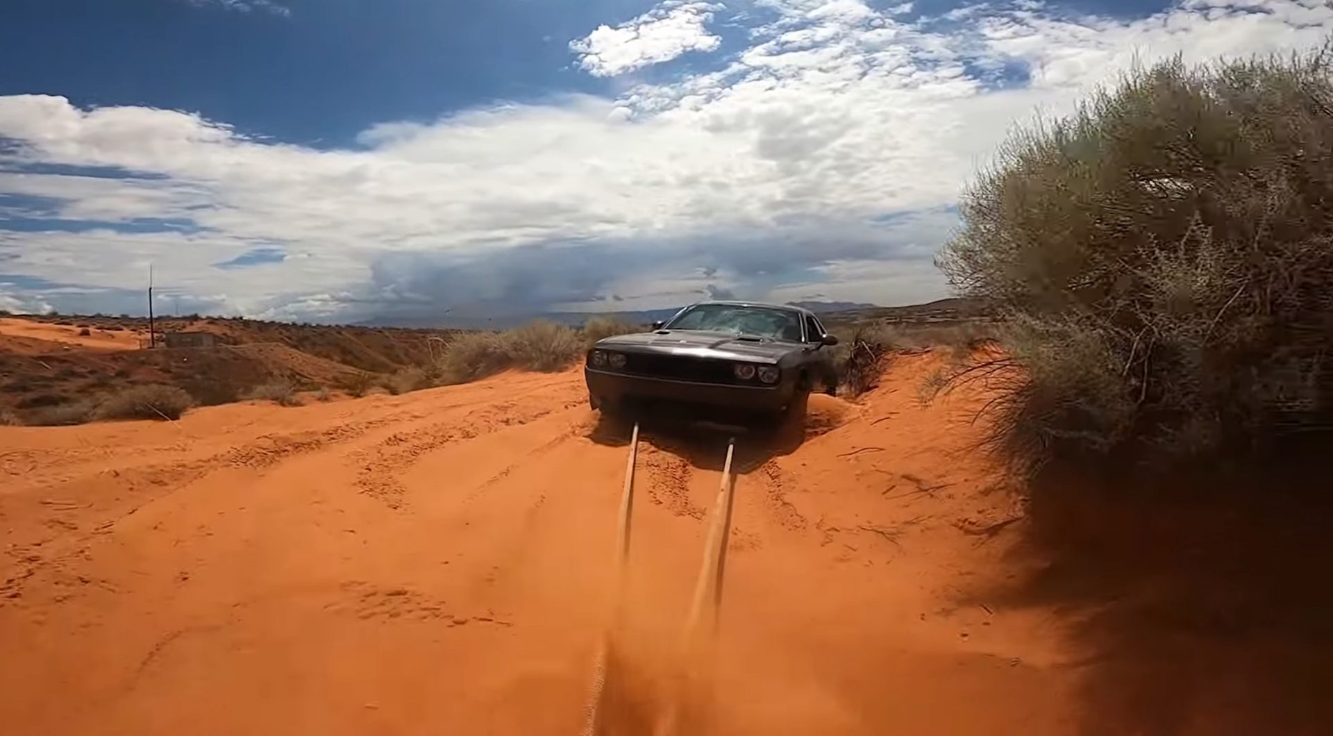 Dodge Challenger Gets Stuck Off-Roading, Stabbed Radiator Doesn't Help ...