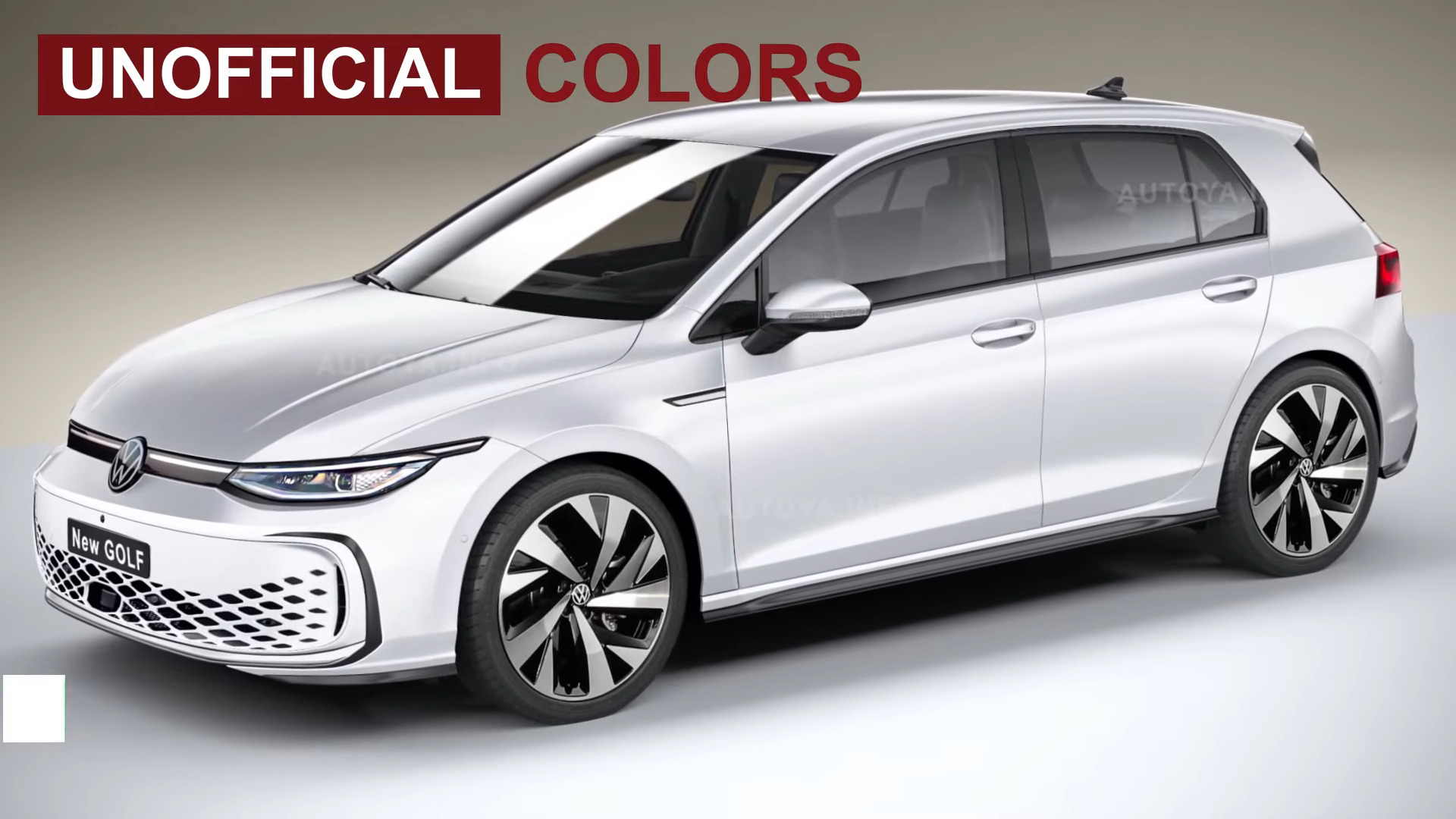 New VW Golf 8 2024 Facelift FIRST LOOK At The MK8 Model Restyle In Our Render YouTube 2 12 