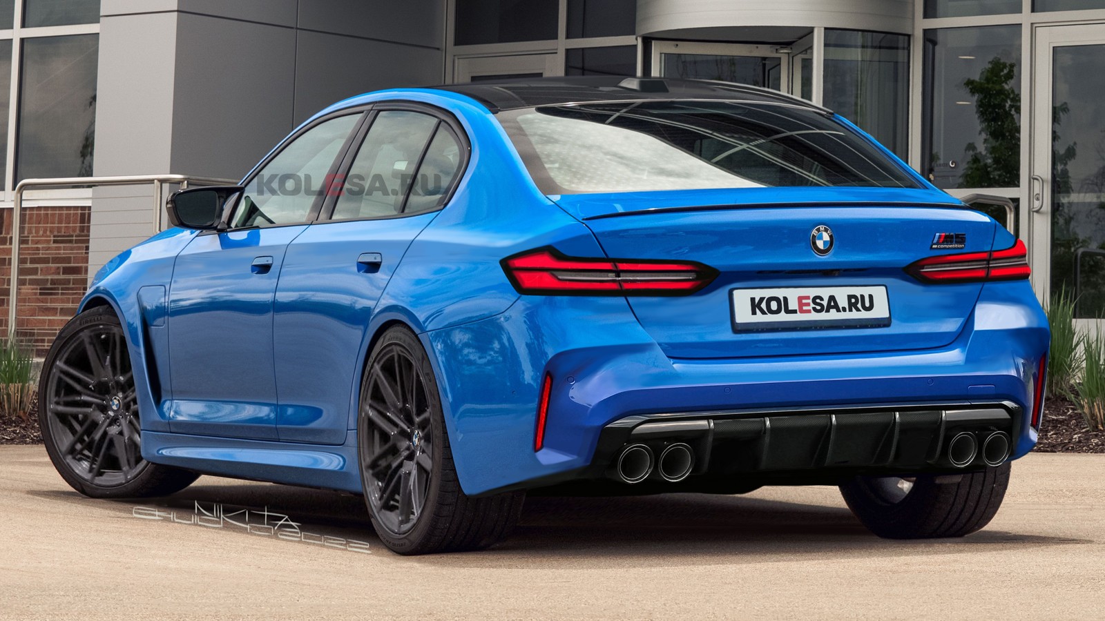 2025 BMW M5 PlugIn Hybrid Design Revealed in Preview Rendering
