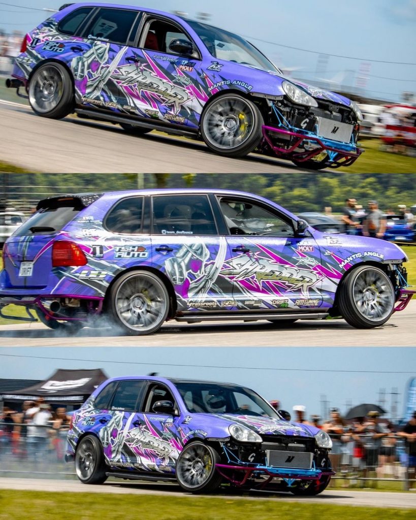 DriftSpec Porsche Cayenne Is a Supercharged Dancing Elephant With a Manual