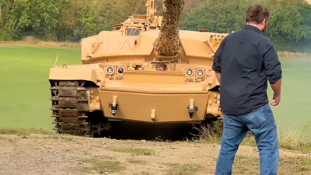 WhistlinDiesel Buys "6.9 Million" British Tank, Immediately Gets Into