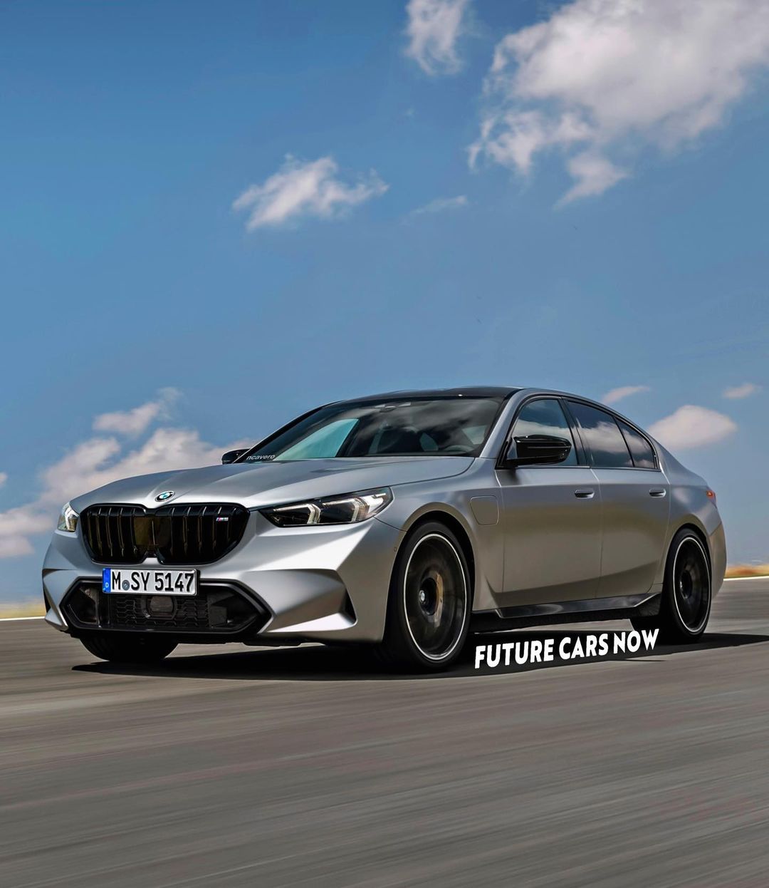 2025 BMW M5 (G90) PlugIn Hybrid Reveals New Kidney Grilles in
