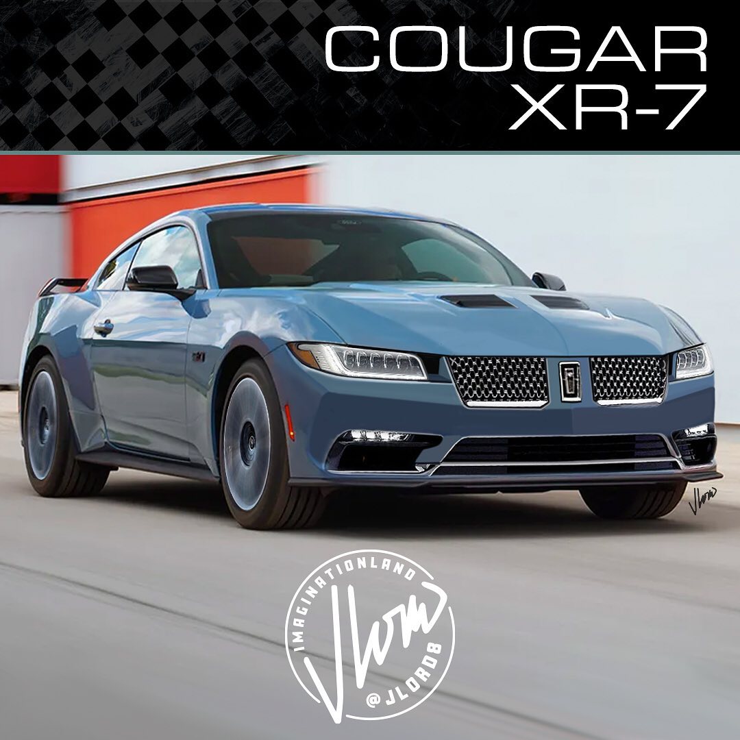 2025 MustangBased Mercury Cougar XR7 and Lincoln Mark X Unofficially
