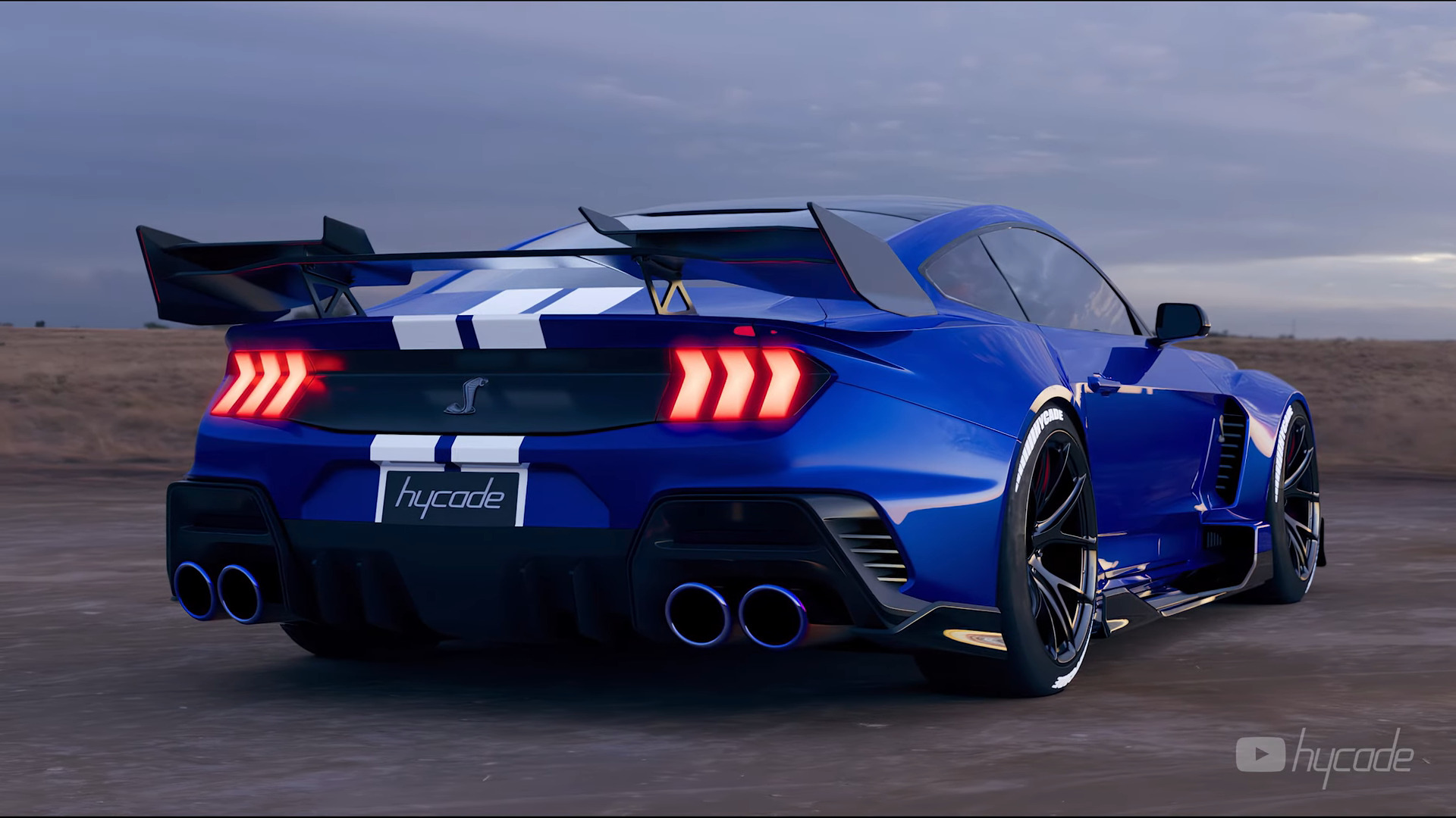 2024 Ford Mustang Shelby GT500 Concept by Hycade Is a Fictional