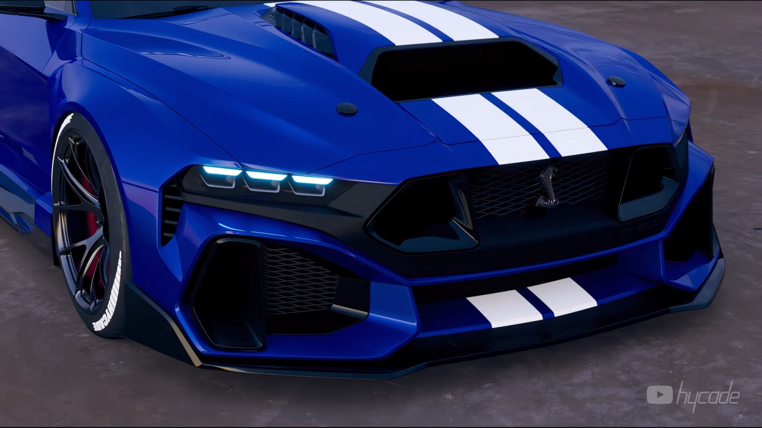 2024 Ford Mustang Shelby GT500 Concept by Hycade Is a Fictional