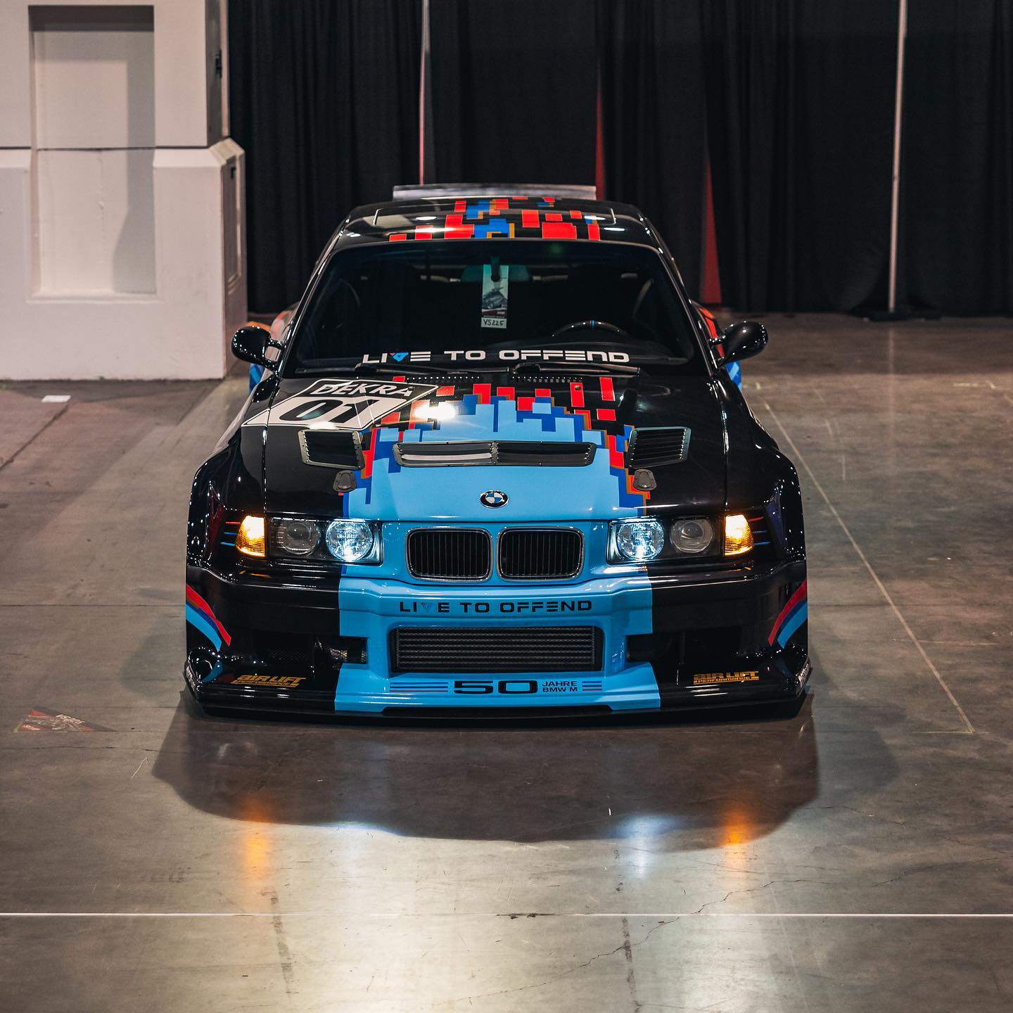 SEMA 2022: First Kyza-Designed E36 BMW M3 LTO Widebody Debuts in GTR Style