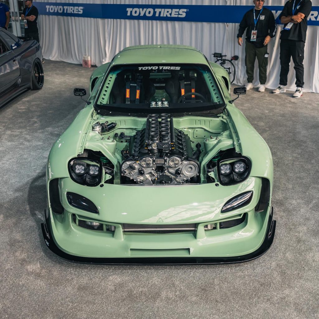 SEMA 2022 Mazda RX7 FD3S "Art Car" Packs Pagani Zonda V12 and LTO