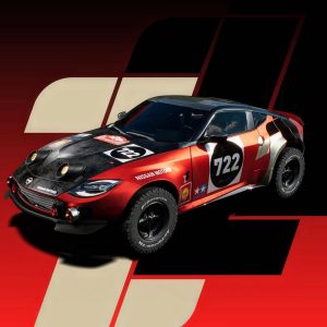 Lifted Nissan 400Z rally car rendering by 722_modeling