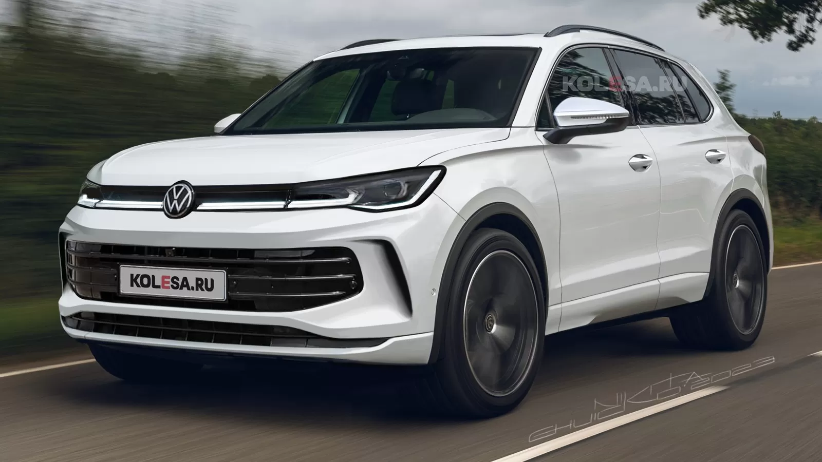 2024 Volkswagen Tiguan Revealed in Accurate Rendering, Interior Shows
