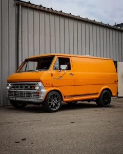Tesla-Swapped Ford Van