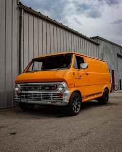Tesla-Swapped Ford Van