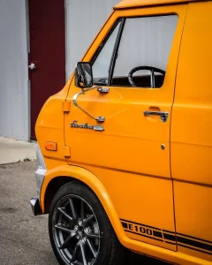 Tesla-Swapped Ford Van