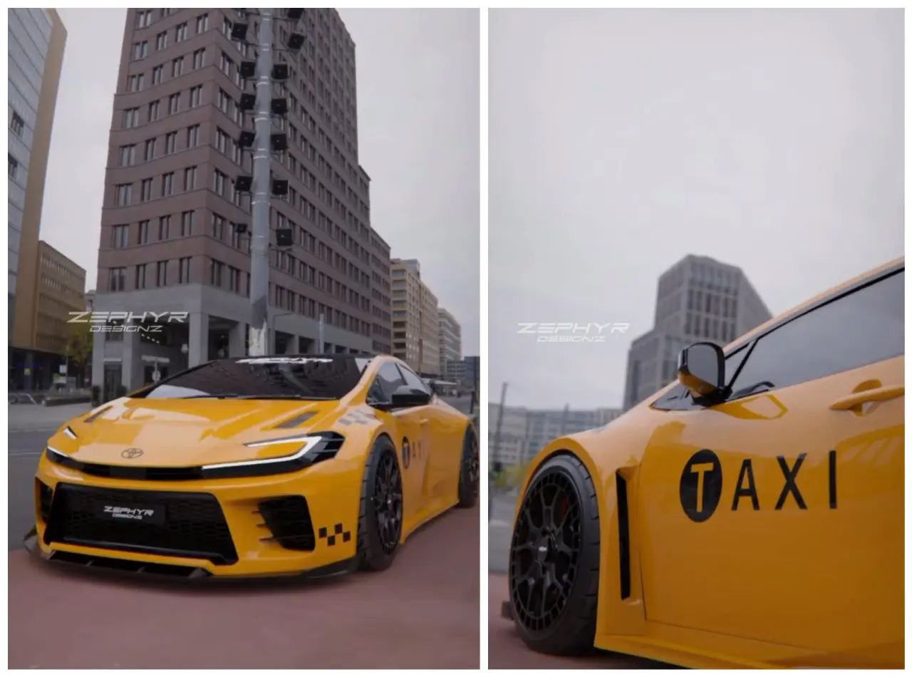 2023 Toyota Prius Taxi Shows Zephyr Widebody Kit Like It's SEMA Time