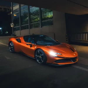 Atomic Orange Ferrari SF90 Stradale