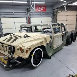 Hellcat-swapped Humvee 6x6