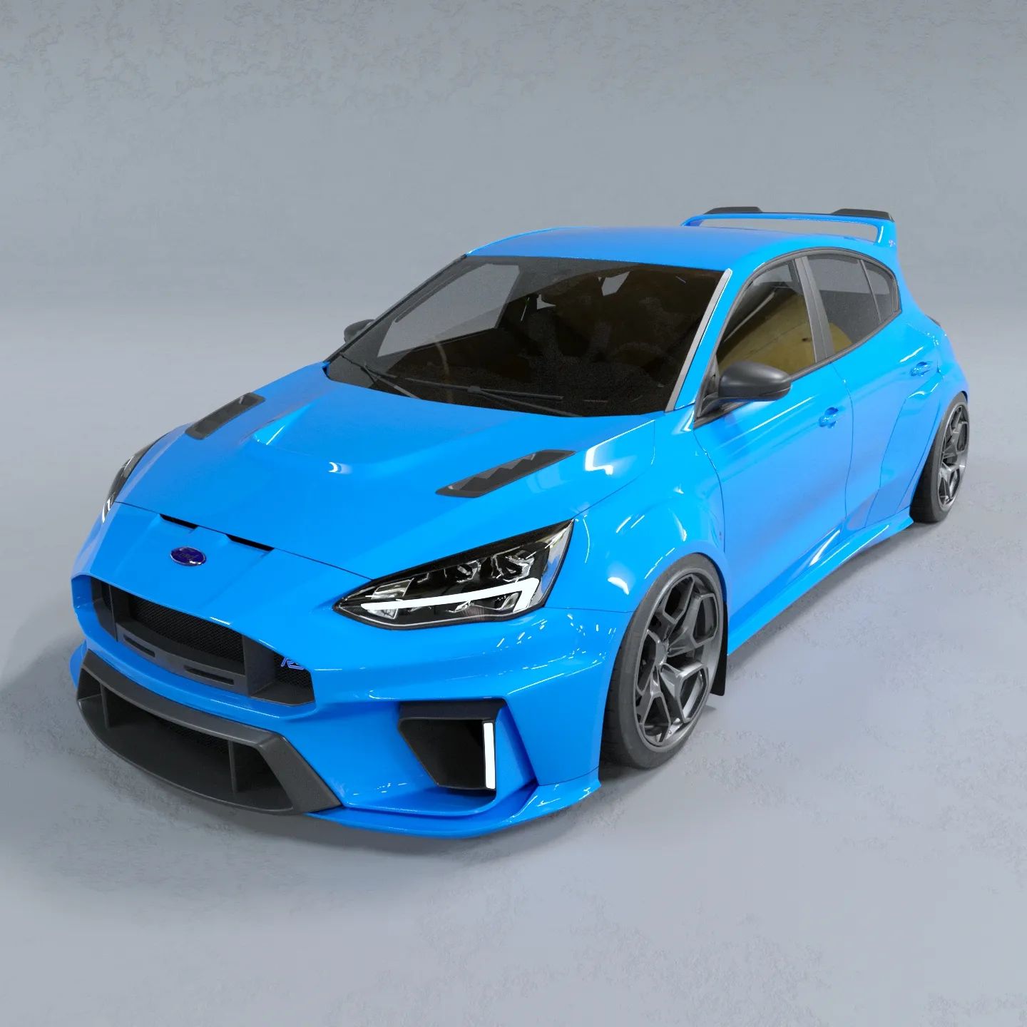 2024 Ford Focus RS Imagined With Avante Widebody Kit, Huge EcoBoost Power